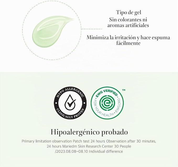 Dr. Althea Green Relief Amino Gel Cleanser – limpiador facial coreano – imagen 4