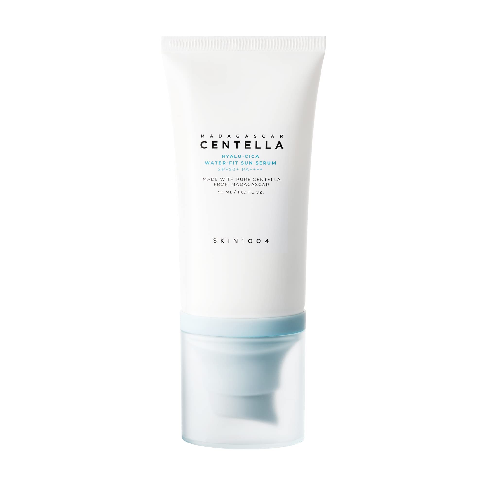 SKIN1004 Madagascar Centella Hyalu‑Cica Water‑Fit Sun Serum Set 2x50 ml | Protector solar coreano SPF50+ tipo sérum, hidratante y calmante para piel sensible sin acabado graso