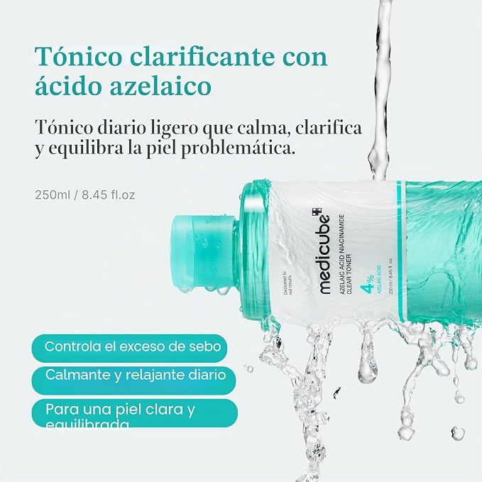 Medicube Azelaic Acid Clarifying Toner – tónico coreano – imagen 2