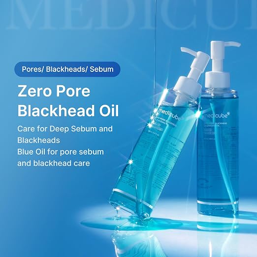 Medicube Zero Pore Blackhead Deep Cleansing Oil 205 ml – limpiador facial coreano – imagen 2