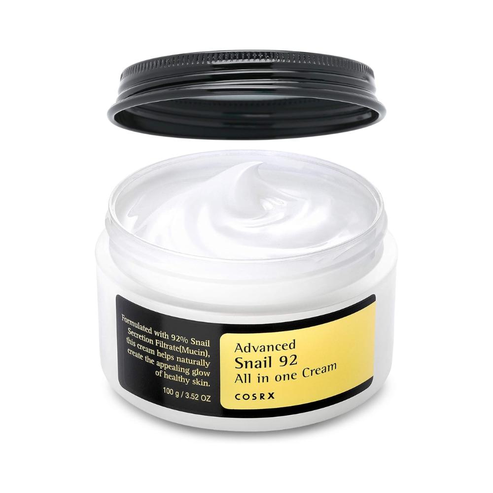COSRX Advanced Snail 92 All In One Cream 100 g, crema facial coreana con 92% Snail Secretion Filtrate (mucina de caracol filtrada)
