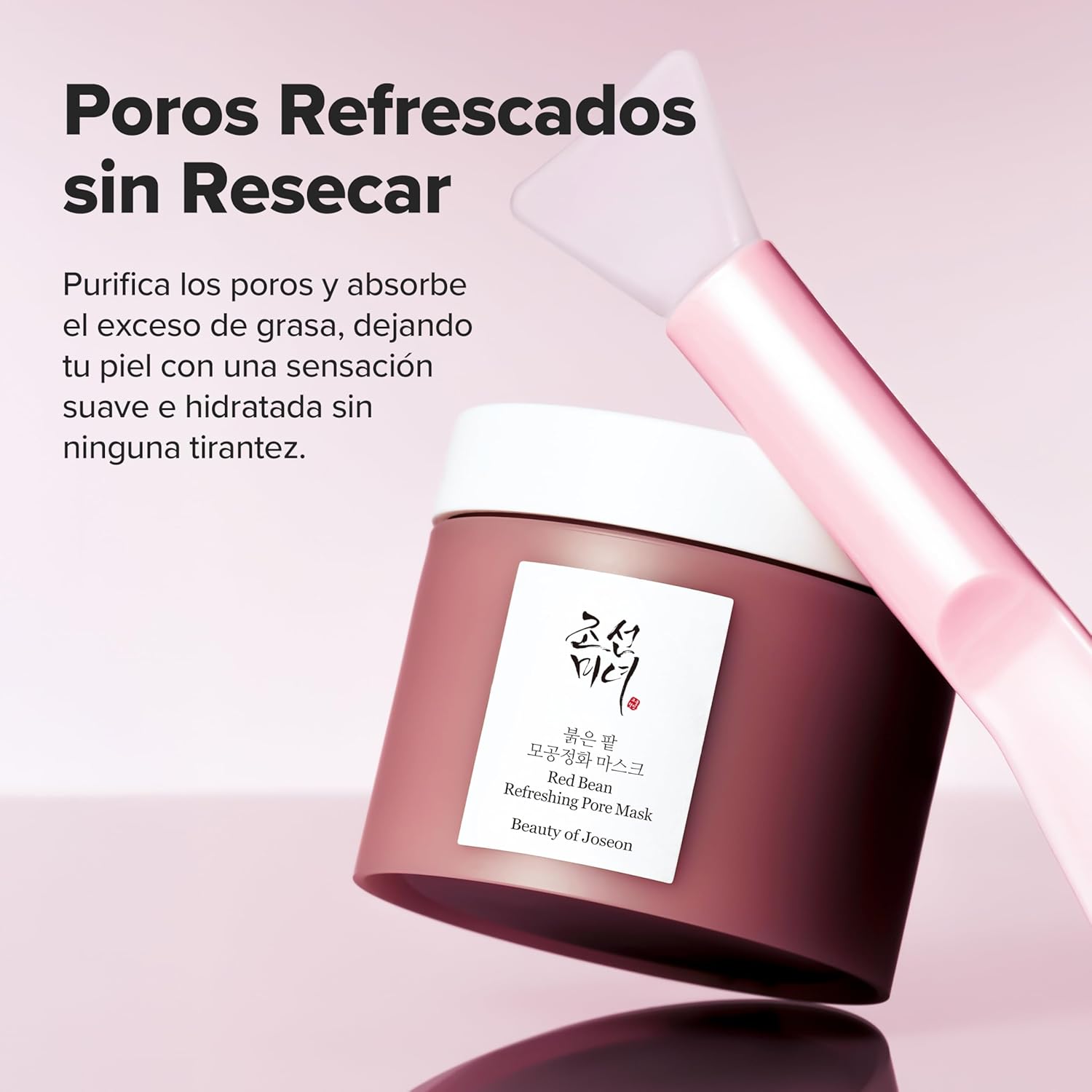 Beauty of Joseon Mascarilla de Arcilla con Frijol Rojo 140 ml para Poros Sebo y Textura de la Piel Refreshing Pore Mask