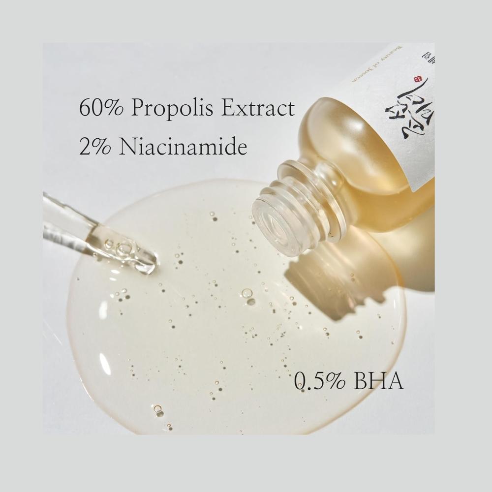 Beauty of Joseon Glow Serum Propolis + Niacinamide 30ml – Sérum Iluminador y Calmante con Propóleo 60% y Niacinamida 2% – Ideal para Piel Sensible, Mixta o con Acné – Hidratación, Reducción de Poros y Control del Sebo