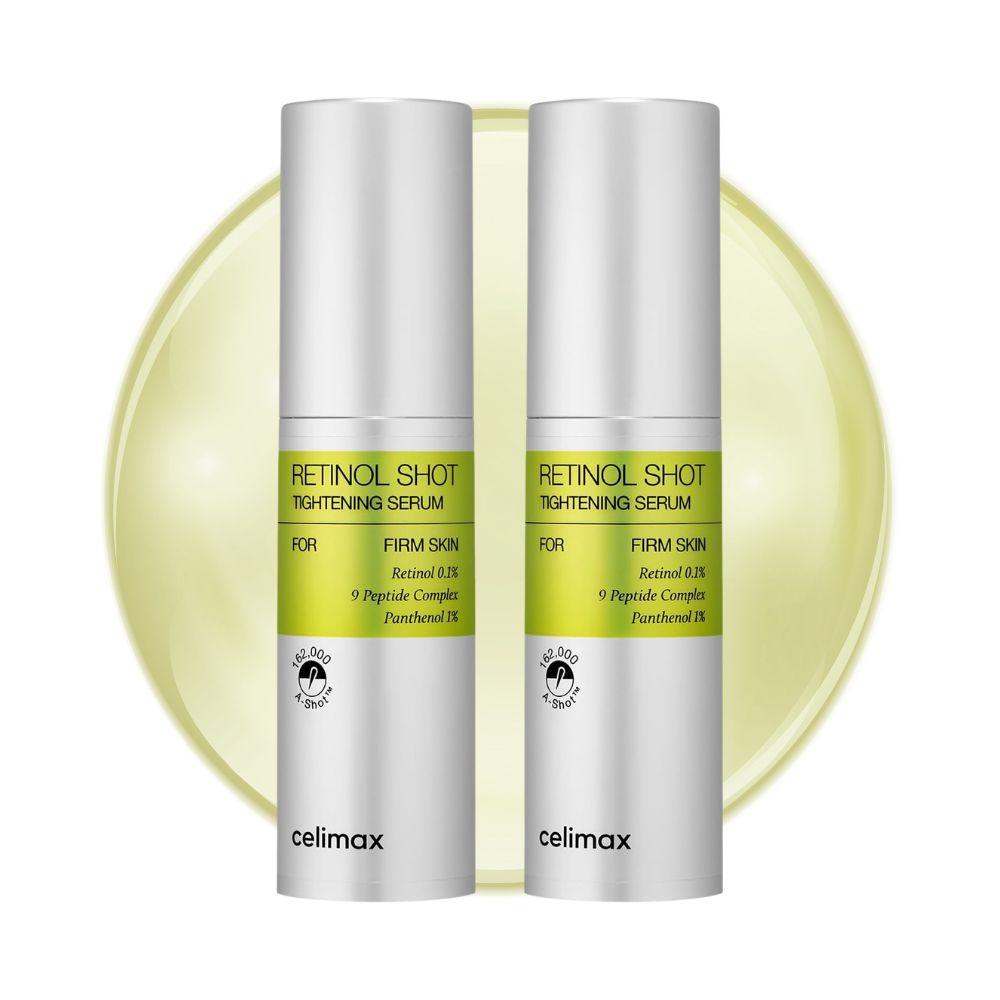 celimax The Vita-A Retinol Shot Tightening Serum 30 ml | Sérum con 0,1% retinol puro y 9 péptidos para textura, poros visibles y firmeza