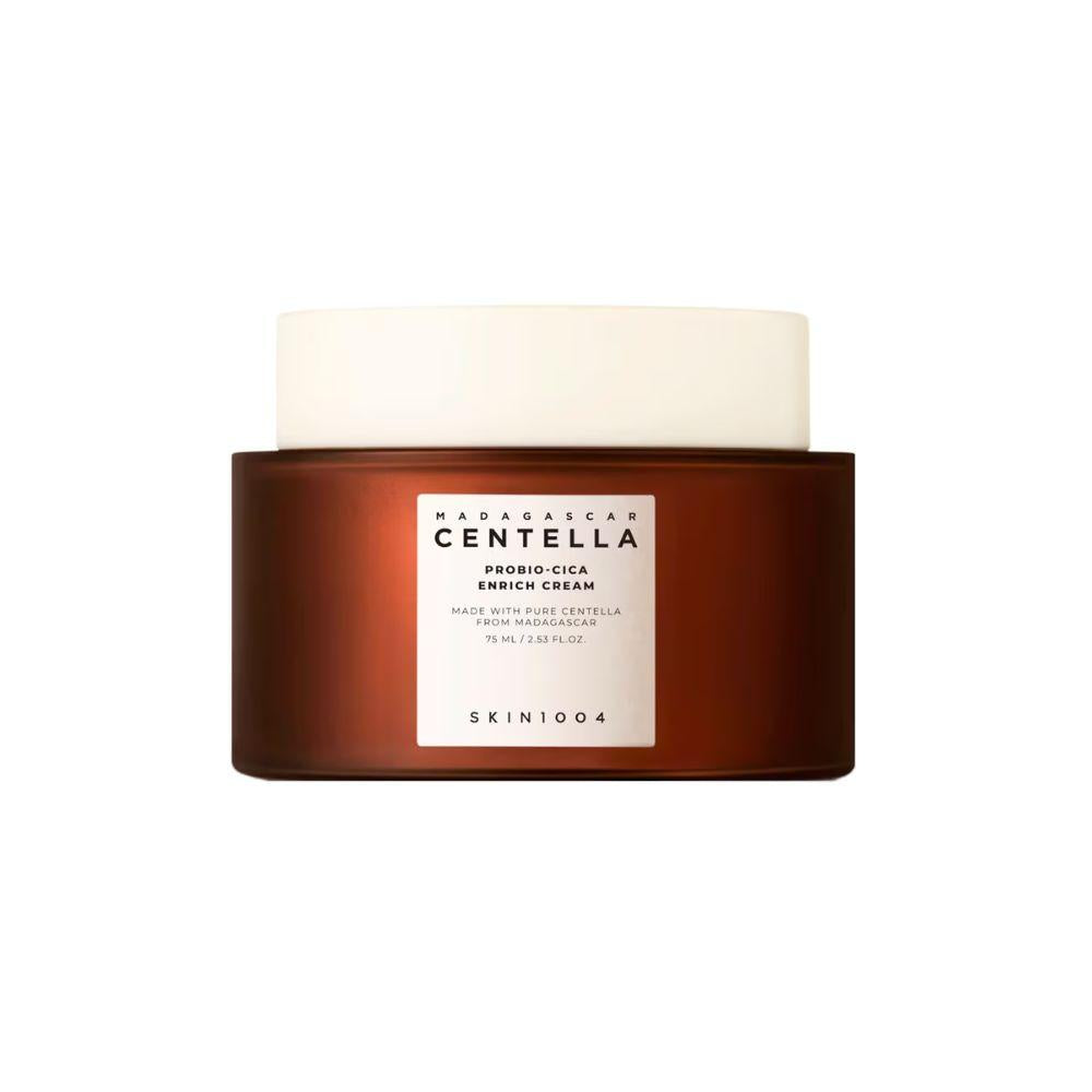 SKIN1004 Madagascar Centella Probio‑Cica Enrich Cream 50 ml | Crema facial coreana nutritiva con centella fermentada, ceramidas y manteca de karité para hidratar y calmar piel seca y sensible