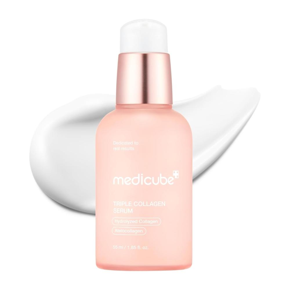Medicube Triple Collagen Serum 4.0 - Sérum Coreano con Colágeno Hidrolizado Niacinamida y Ácido Hialurónico para Piel Firme y Hidratada Efecto Glow Glass Skin