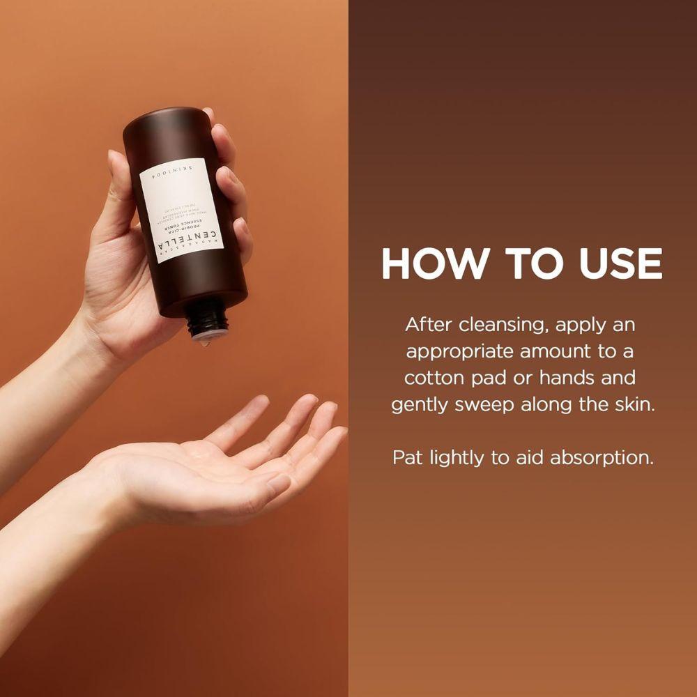 SKIN1004 Madagascar Centella Probio‑Cica Essence Toner 210 ml | Tónico‑esencia coreano con centella fermentada, ácido hialurónico y ceramidas para hidratar y calmar piel sensible
