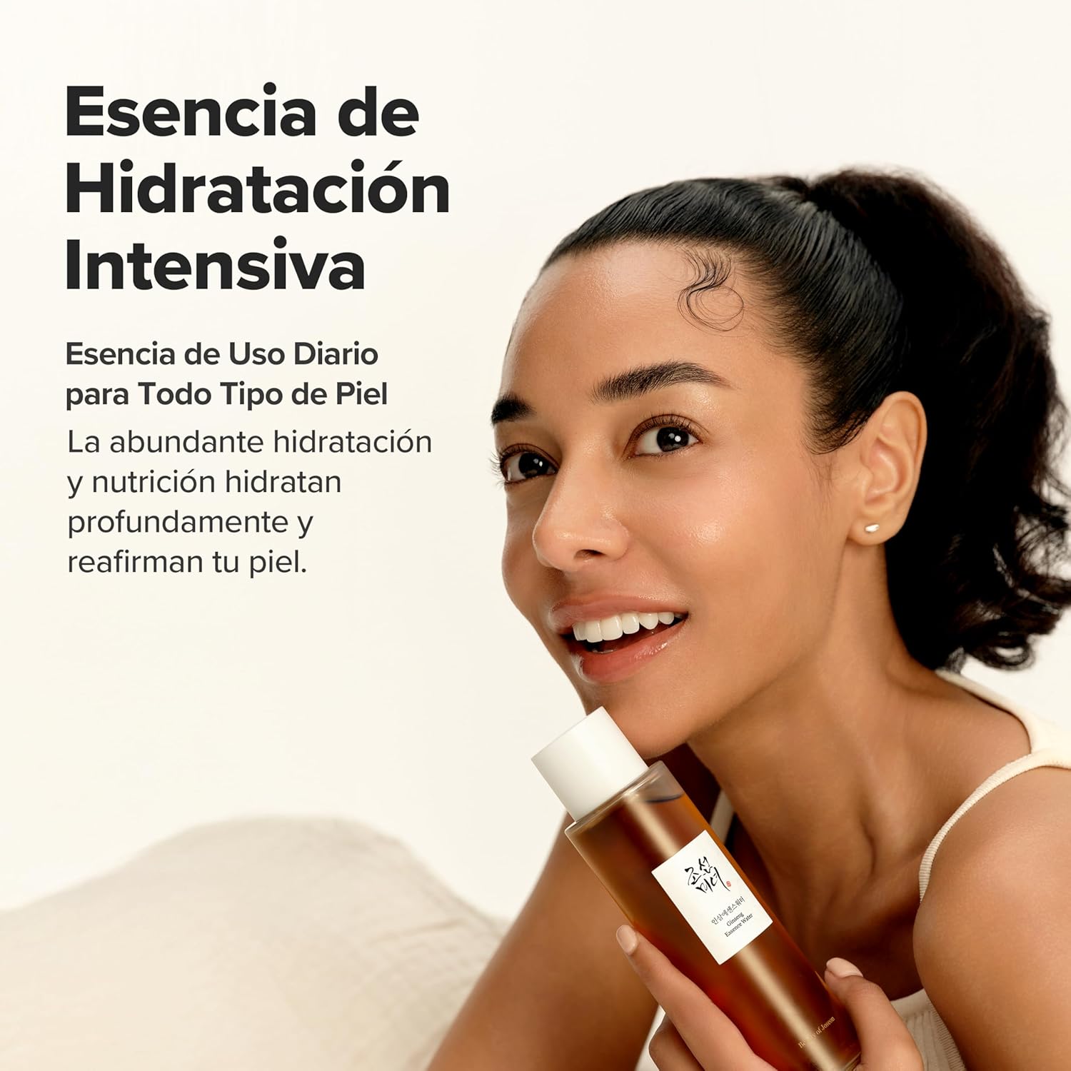 Beauty of Joseon Ginseng Essence Water 150 ml - Esencia Facial Coreana con 80% Agua de Ginseng y 2% Niacinamida - Tónico Hidratante Calmante y Antiarrugas
