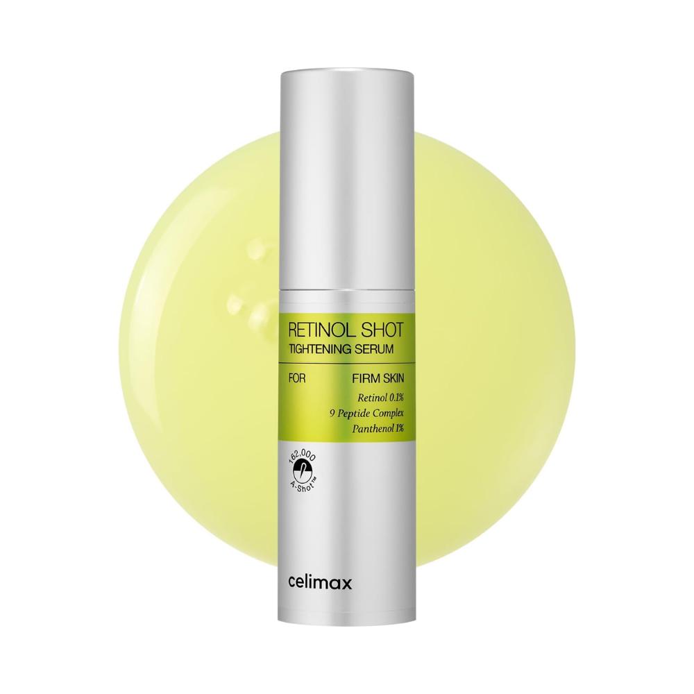 celimax The Vita-A Retinol Shot Tightening Serum 30 ml | Sérum con 0,1% retinol puro y 9 péptidos para textura, poros visibles y firmeza