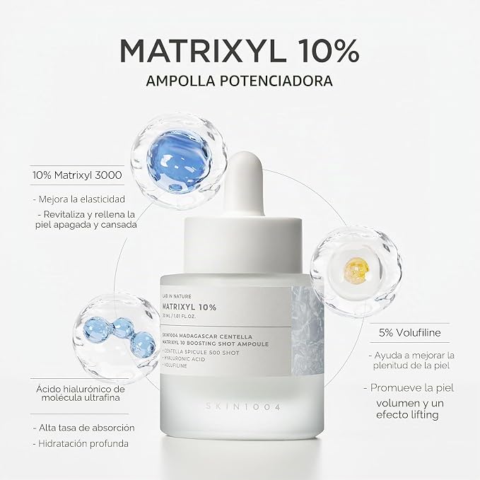 SKIN1004 Matrixyl 10 Boosting Shot Ampoule – sérum coreano