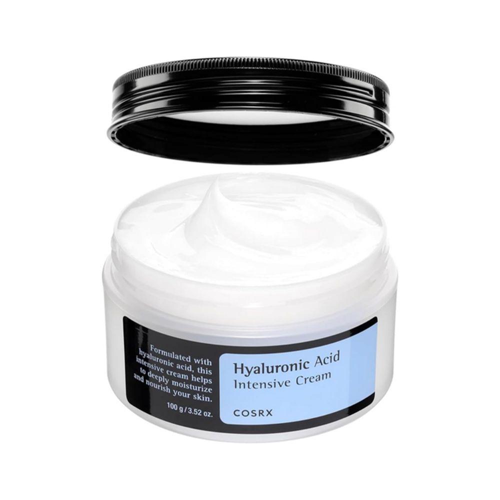 COSRX Hyaluronic Acid Intensive Cream 100 ml | Crema facial intensiva con ácido hialurónico, hidratación profunda y confort para piel seca y deshidratada