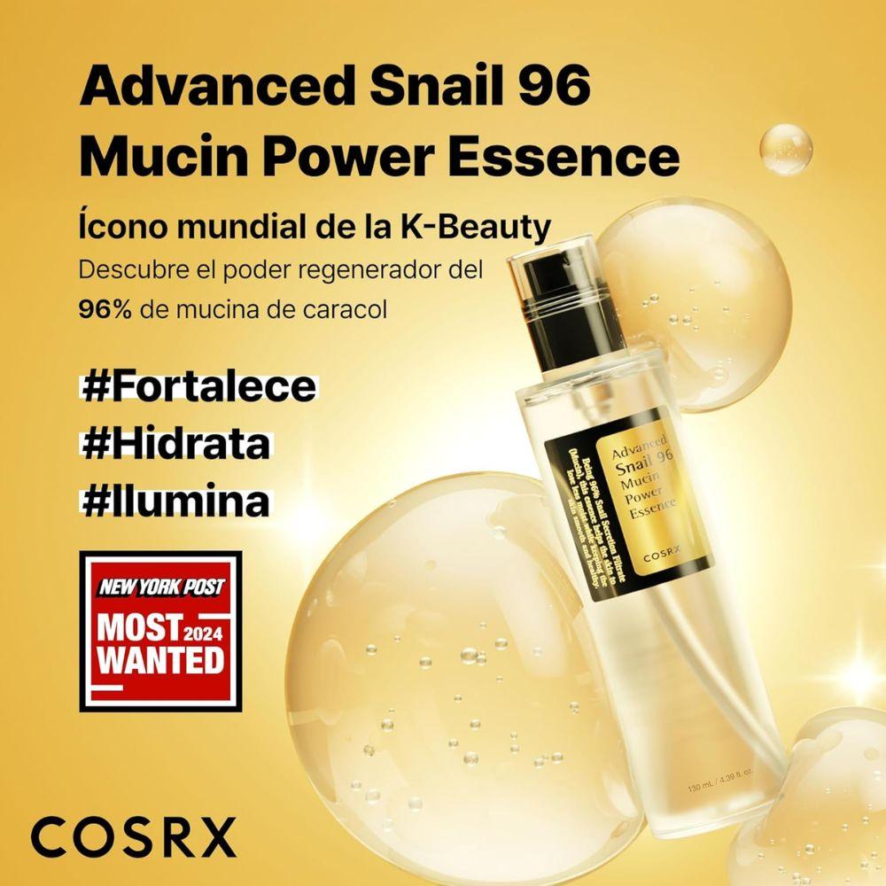 COSRX Snail Mucin 96% Power Face Serum / Advanced Snail 96 Mucin Power Essence 100 ml (3.38 fl oz)