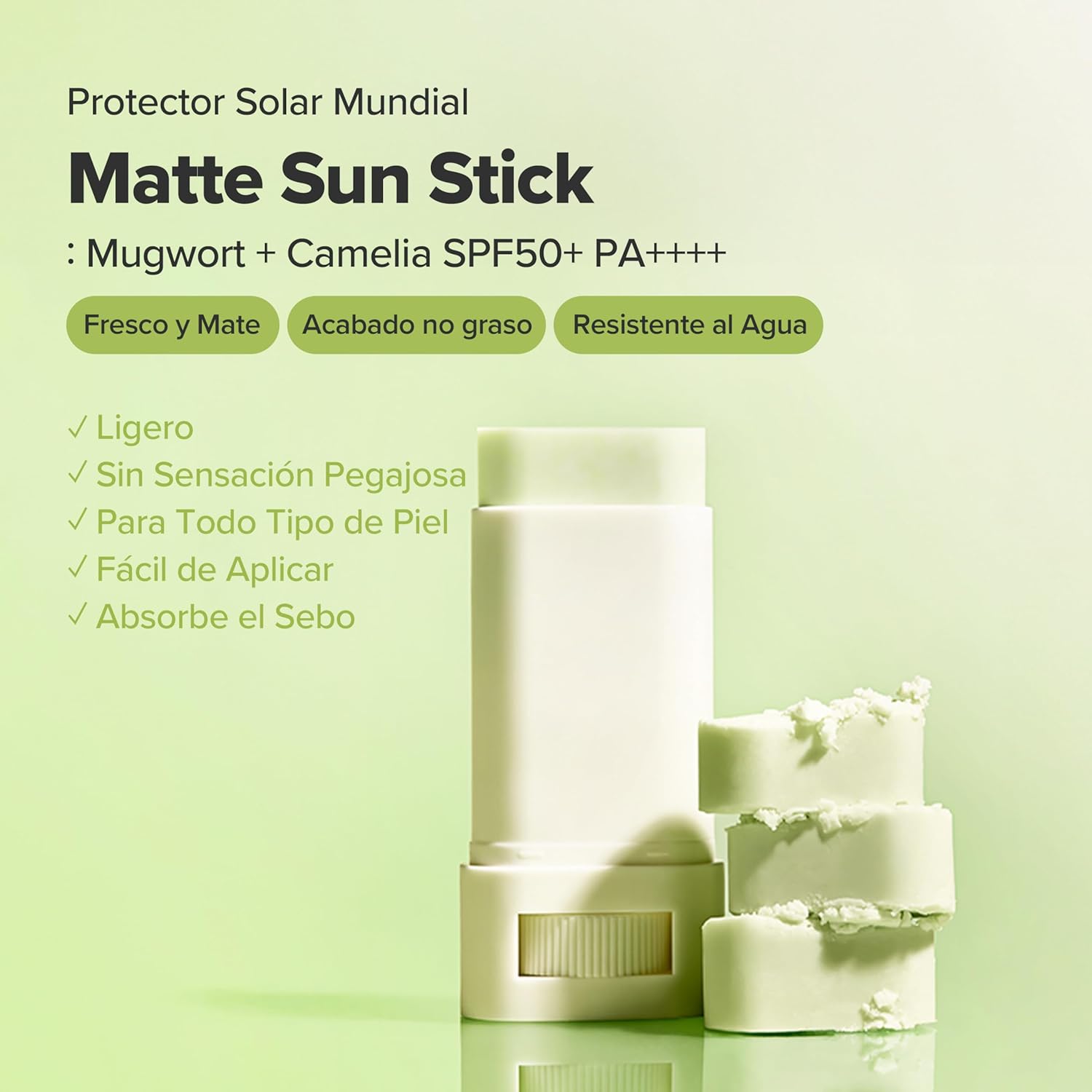 Beauty of Joseon Matte Sun Stick SPF 50+ PA++++ | Protector Solar en Stick con Artemisia y Camelia Acabado Mate