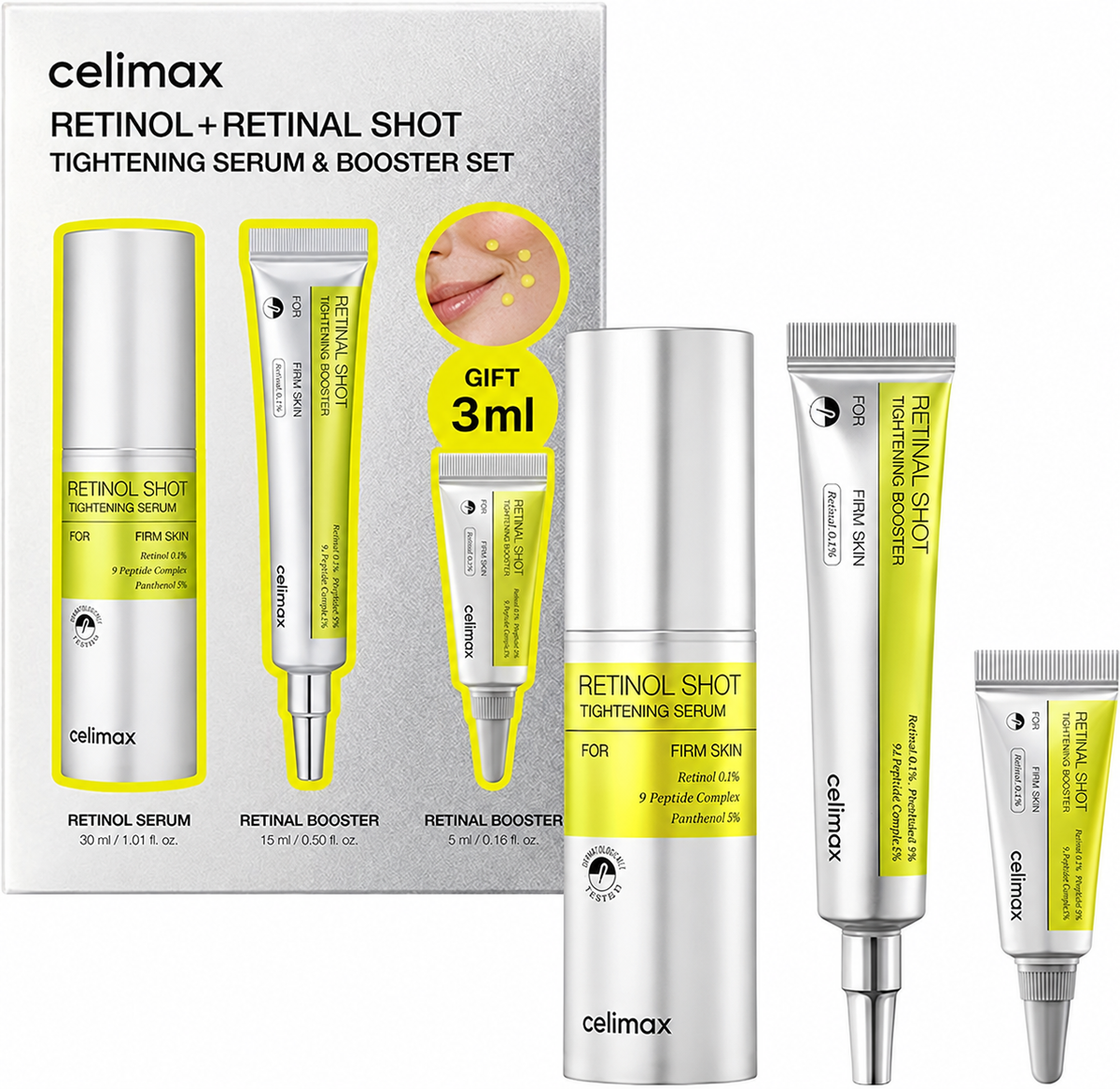 Retinol + Retinal Shot Set