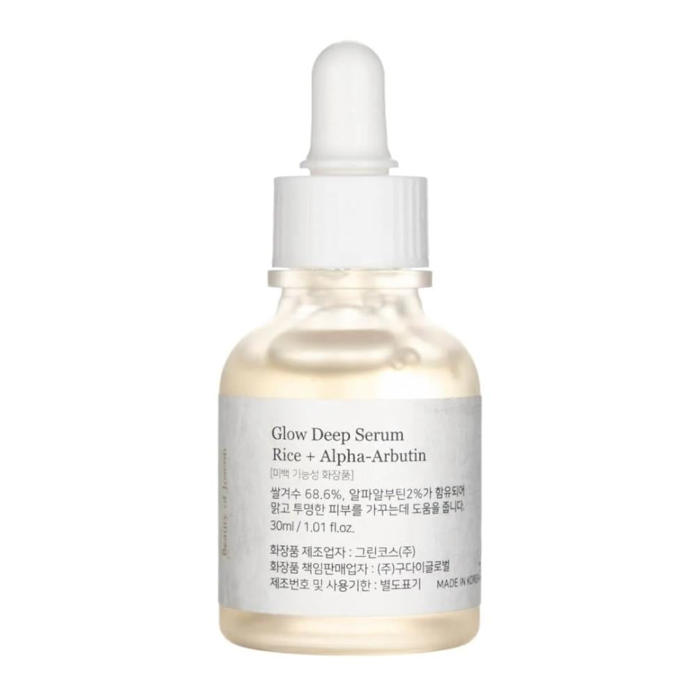 Beauty of Joseon Glow Deep Serum Rice + Alpha-Arbutin 30ml - Sérum Iluminador y Antimanchas con 68% de Agua de Arroz y 2% de Alpha-Arbutina
