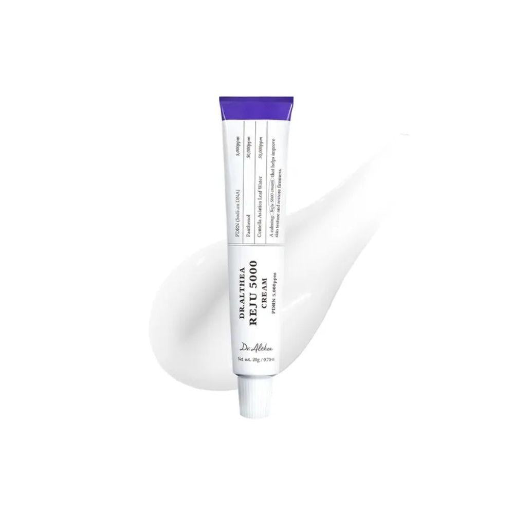 Dr. Althea PDRN Reju 5000 Cream 20 g | Crema ligera con 5000 ppm PDRN, pantenol, centella y triple ácido hialurónico para alivio intensivo y firmeza