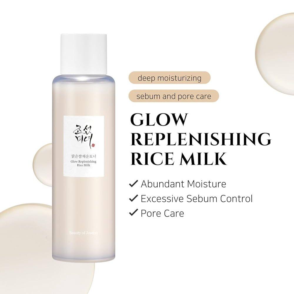 Beauty of Joseon Glow Replenishing Rice Milk 150ml | Tónico “milk” hidratante con extracto de arroz + aminoácidos (doble capa)