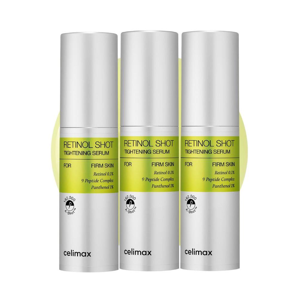 celimax The Vita-A Retinol Shot Tightening Serum 30 ml | Sérum con 0,1% retinol puro y 9 péptidos para textura, poros visibles y firmeza