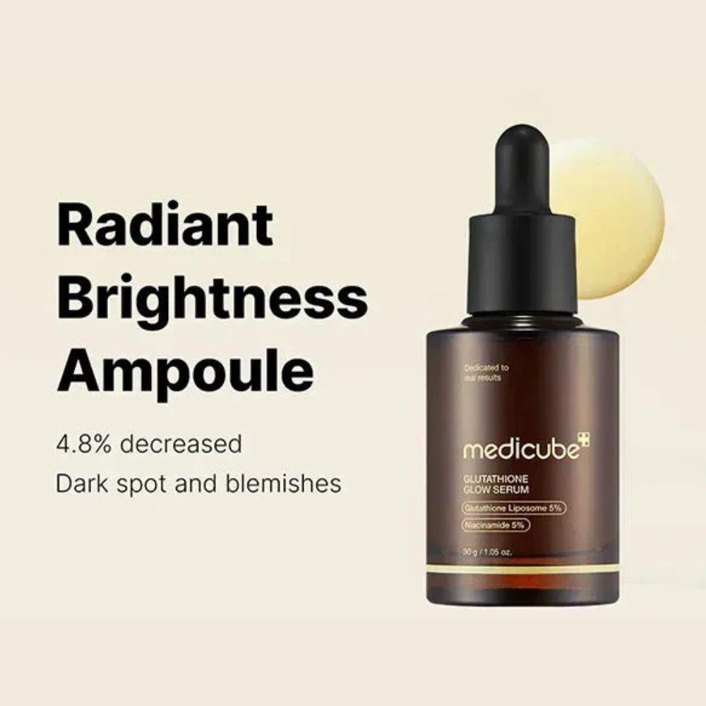 Medicube Glutathione Glow Serum 30 ml | Sérum iluminador con glutathión y niacinamida para tono más uniforme y piel con “glow”