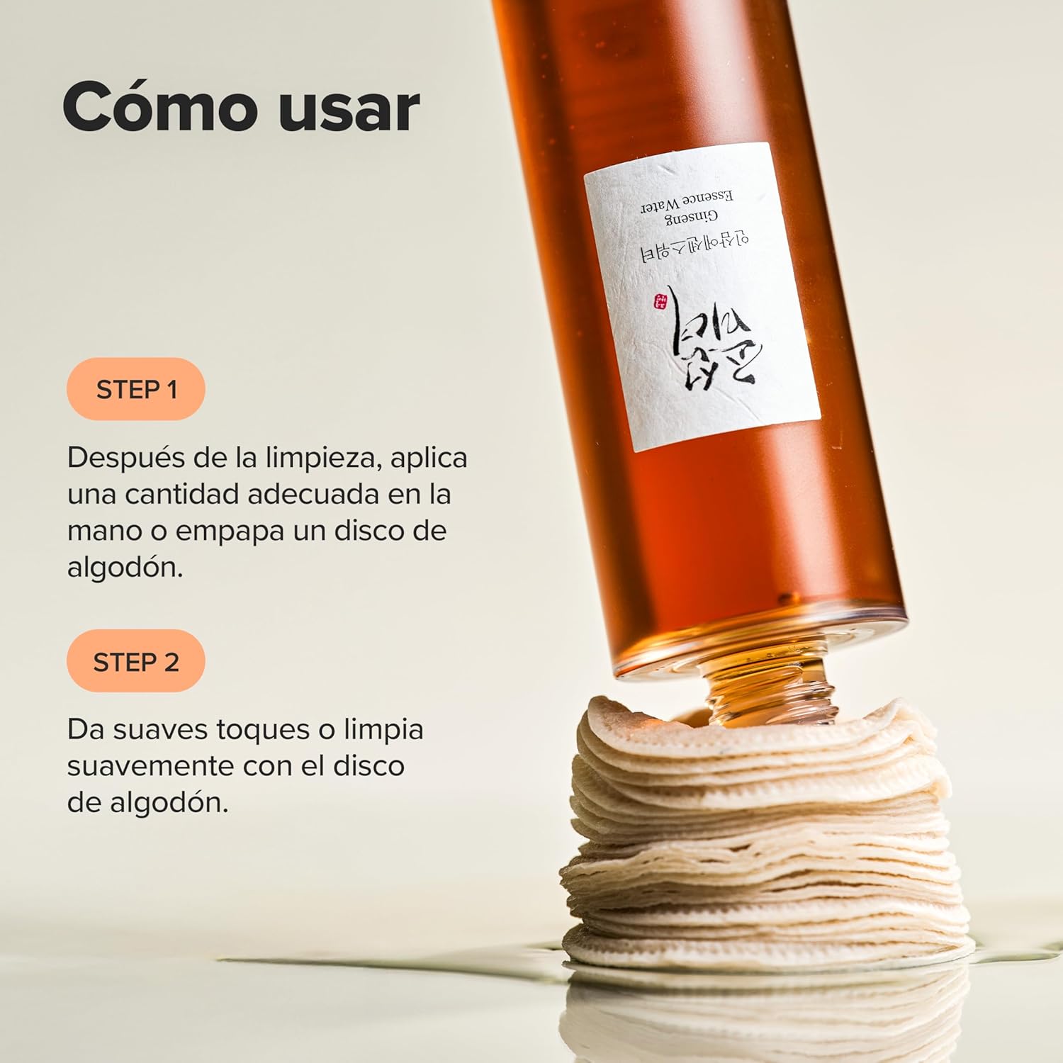 Beauty of Joseon Ginseng Essence Water 150 ml - Esencia Facial Coreana con 80% Agua de Ginseng y 2% Niacinamida - Tónico Hidratante Calmante y Antiarrugas