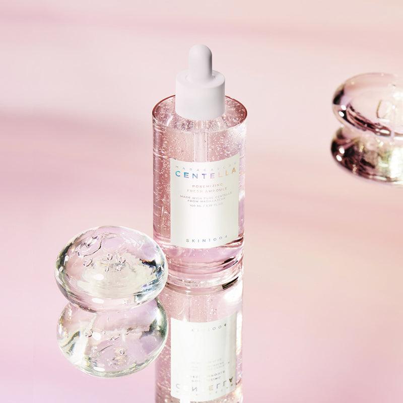 SKIN1004 Madagascar Centella Poremizing Fresh Ampoule con Extracto de Centella Asiática y Sal Rosa del Himalaya Minimiza Poros Controla Sebo y Calma la Piel Apto para Piel Grasa y Mixta