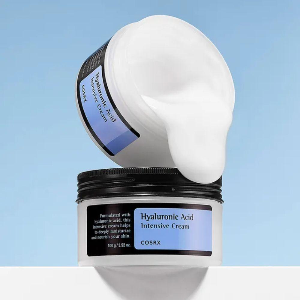 COSRX Hyaluronic Acid Intensive Cream 100 ml | Crema facial intensiva con ácido hialurónico, hidratación profunda y confort para piel seca y deshidratada